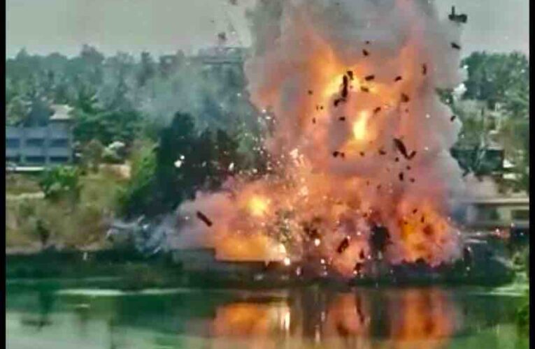 Major fire in crackers godown in mysuru